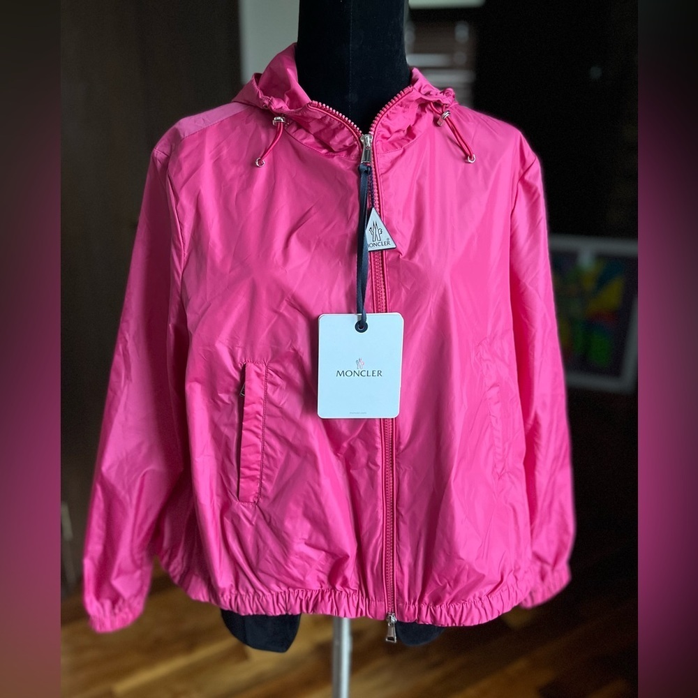 Moncler Boissard Hooded Nylon Jacket, NEW